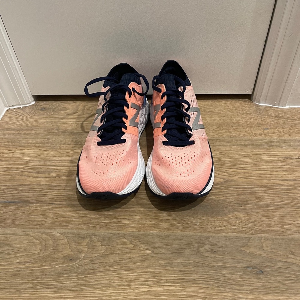 Orange and blue new balance sneakers womens size 9